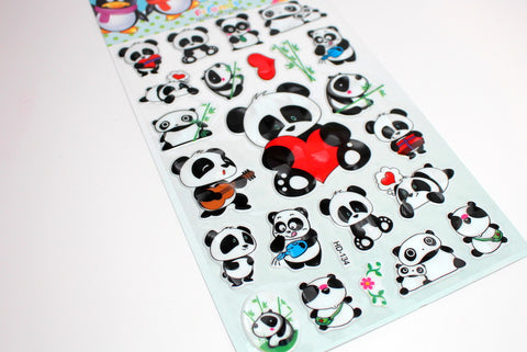 Panda Sticker Sheet